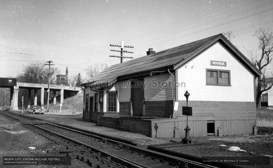 Postcard: Railroad Station, Hoosick, New York